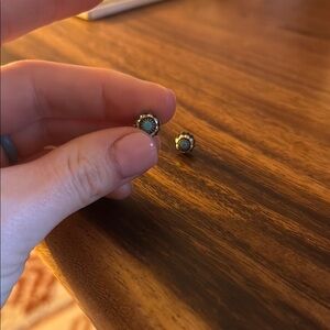 Elegant Turquoise Stud Earrings